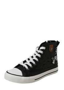 Fritzi aus Preussen Fritzi Aus Preußen, Damen Sneaker mit Paillettenbesatz 'Hanna', Anthrazit / Schwarz