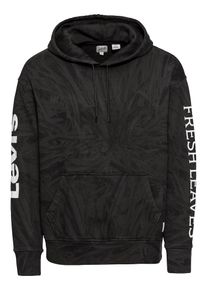 Levi's LEVI'S, Herren Hoodie 'OVERSIZED GRAPHIC', Dunkelgrau / Weiß