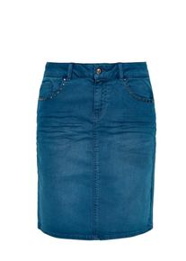 s.Oliver RED LABEL, Damen Jeansrock, Himmelblau