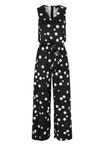 Y.A.S, Damen Jumpsuit, Schwarz / Weiß