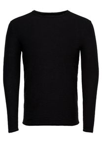 Only & Sons Only & Sons, Herren Strickpullover, Schwarz