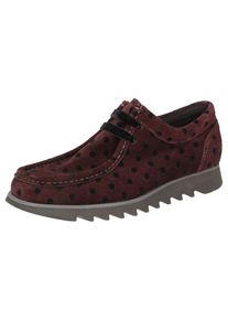 Sioux, Damen Mokassin 'Grash', Bordeaux / Schwarz