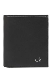 Calvin Klein, Herren Portemonnaie 'SMOOTH', Schwarz