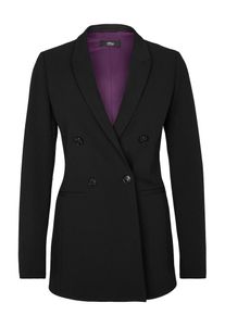 s.Oliver BLACK LABEL, Damen Longblazer, Schwarz