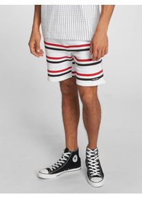 Ecko Unltd. Ecko Unlimited, Herren Shorts 'KosiBay', Rot / Schwarz / Wei&szlig;