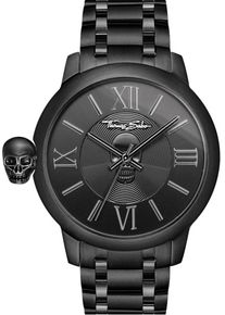 Thomas Sabo, Herren Quarzuhr 'WA0305-202-203-46 mm', Grau / Schwarz