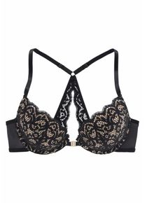 Lascana, Damen Push-up-BH, Schwarz