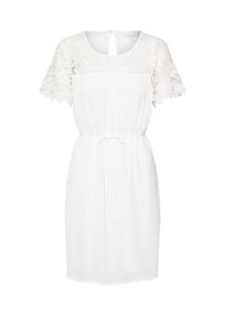 Vila, Damen Kleid 'VIMELLI BLOCKED LACE DRESS', Creme
