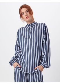 MOSS COPENHAGEN, Damen Shirt 'Alana M Top AOP', Blau