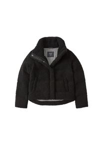 Abercrombie & Fitch Abercrombie & Fitch, Damen Jacke 'BTS18-ELEVATED FASHION PUFFER', Schwarz