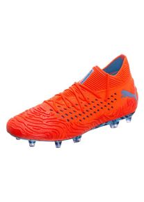 Puma, Herren Fu&szlig;ballschuh 'Future 19.1 Netfit', Himmelblau / Orangerot