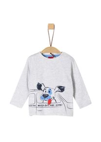 s.Oliver Junior, Longsleeve, Taubenblau / Himmelblau / Graumeliert / Rot