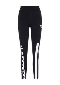 J. Lindeberg J.Lindeberg, Damen Trainingstights 'Vana Compression Poly', Schwarz / Weiß