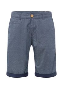 Blend, Herren Shorts, Dunkelblau / Wei&szlig;