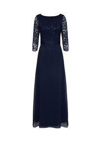 Swing, Damen Abendkleid mit Spitzentop, Marine