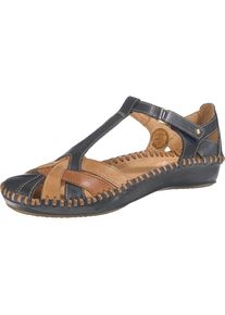 Pikolinos, Damen Sandalen 'Puerto Vallarta', Nachtblau / Braun / Hellbraun