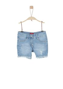 s.Oliver Junior, M&auml;dchen Stretchige Denim Shorts, Blue Denim