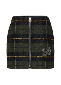 THE KOOPLES, Damen Rock 'WARMY CHECKS', Grau / Mischfarben