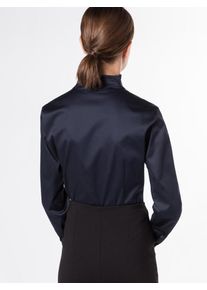 Eterna, Damen Langarm Bluse, Dunkelblau