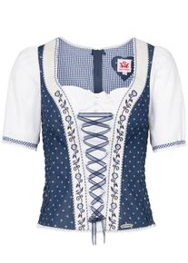 Spieth & Wensky SPIETH & WENSKY, Damen Bluse 'Fidschi', Blau / Wei&szlig;