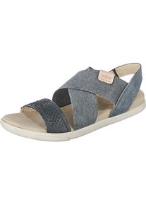 Ecco, Damen Sandalen 'Damara', Beige / Dunkelgrau