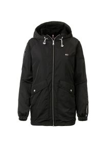 Tommy Jeans, Damen Jacke, Schwarz / Weiß