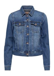 Only, Damen Dunkle Jeansjacke, Blau