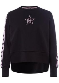 Diesel, Damen Sweatshirt 'Lyria', Altrosa / Schwarz