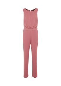 Esprit Collection, Damen Jersey Jumpsuit, Altrosa