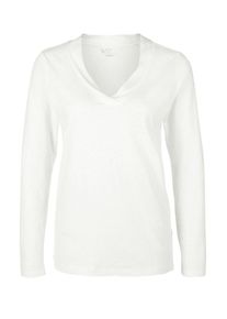 s.Oliver RED LABEL, Damen Jerseyshirt, Weiß