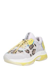 Bronx, Damen Sneaker '1525-BbaisleyX', Gelb / Wei&szlig;