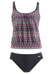 Lascana, Damen Tankini, Blau
