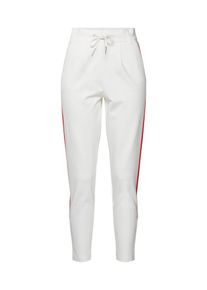 Only, Damen Bundfaltenhose 'POPTRASH', Rot / Weiß