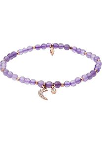 Fossil, Damen Armband, Rosegold / Helllila