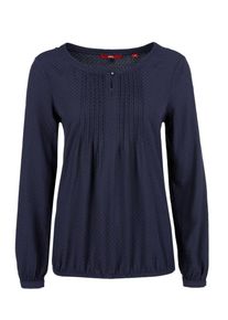 s.Oliver RED LABEL, Damen Bluse, Dunkelblau