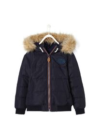 Vertbaudet, Winterjacke, Navy / Hellbraun / Orange