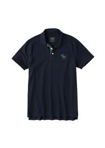 Abercrombie & Fitch Abercrombie & Fitch, Herren Poloshirt 'EXPLODED POLO 4CC', Navy