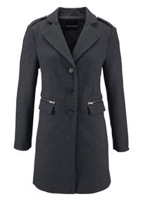 Bruno Banani, Damen Kurzmantel, Anthrazit