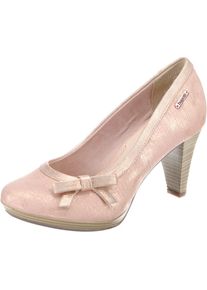 Bugatti, Damen Pumps mit Schleife, Rosa