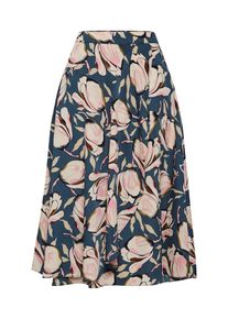 Y.A.S, Damen Rock 'YASBESS SKIRT', Petrol / Rosa