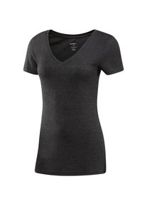 Reebok, Damen T-Shirt, Schwarzmeliert