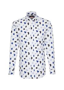 Seidensticker, Herren Hemd, Blau / Rauchblau / Schwarz / Wei&szlig;