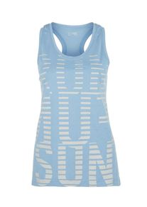 S.Oliver Active, Damen Leichtes Tanktop aus Jersey, Hellblau