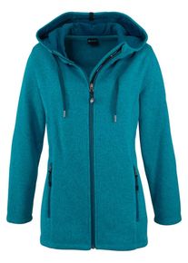 Polarino, Damen Fleecejacke, Blau / Aqua
