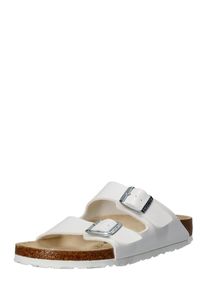 Birkenstock, Damen Ledersandale 'Arizona', Wei&szlig;