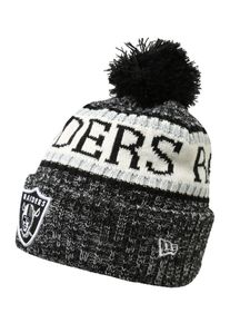 New Era, Herren Strickmütze 'Oakland Raiders', Grau / Schwarz