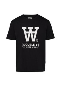 Wood Wood, Herren Shirt, Schwarz / Weiß