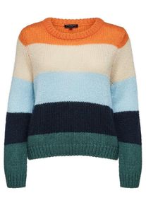 Selected Femme, Damen Strickpullover, Beige / Nachtblau / Hellblau / Smaragd / Orange
