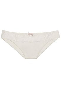 Lascana, Damen Slip, Naturweiß