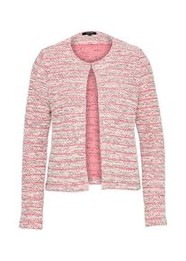 More & More MORE & MORE, Damen Strickjacke, Pink / Wei&szlig;